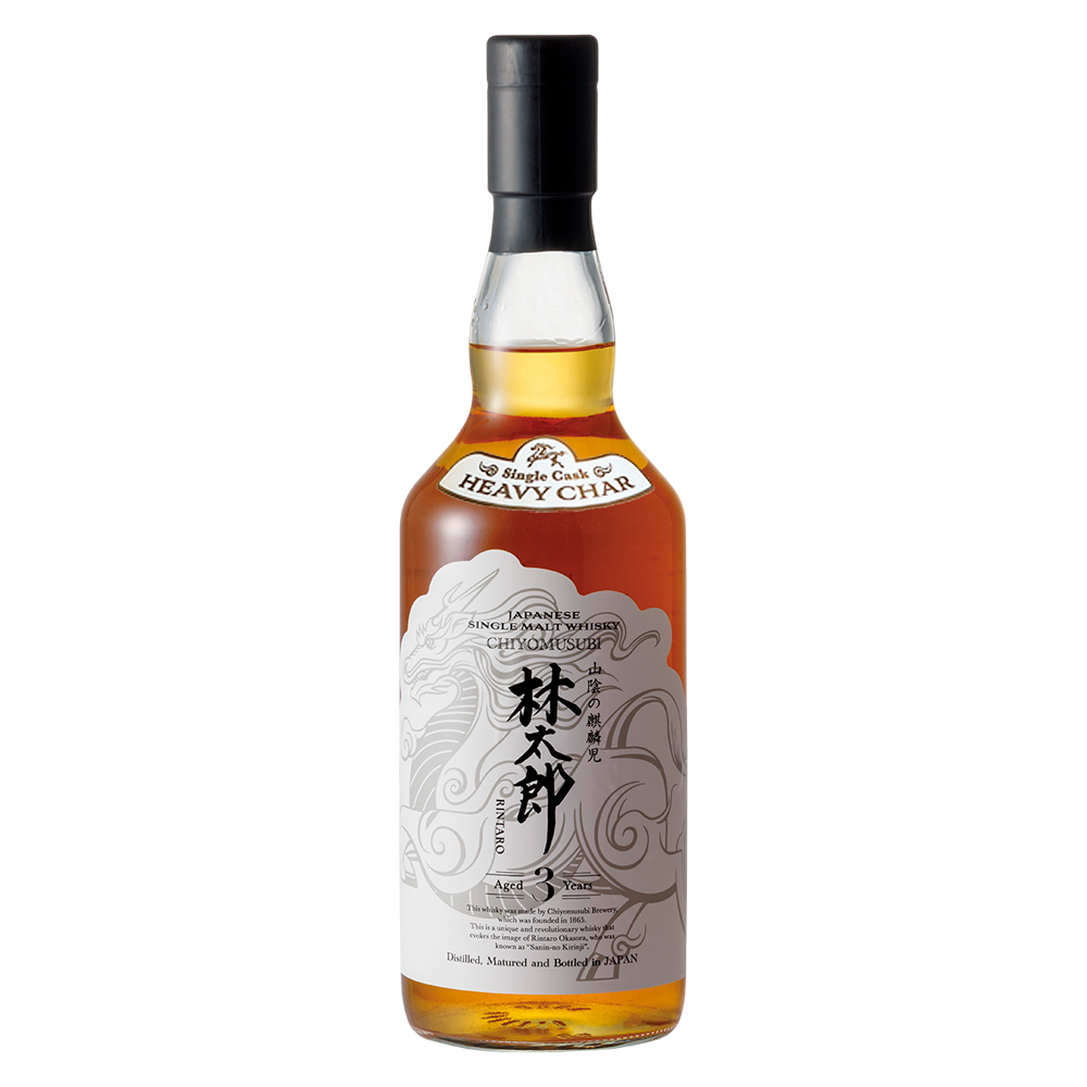 【完売御礼】Chiyomusubi Single Malt Japanese Whisky 林太郎 Heavy Char 3年
